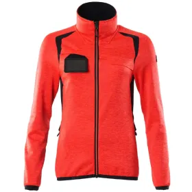 Damen Fleecejacke &quot;ACCELERATE SAFE&quot; L, rot/schwarzblau