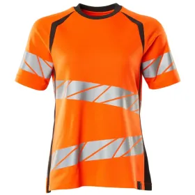 Damen Warnschutz T-Shirt &quot;ACCELERATE SAFE&quot; UV-Schutz L, orange/dunkelanthrazit