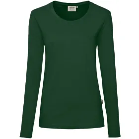 Damen Longsleeve-Shirt &quot;Performance&quot; 179 M, tanne