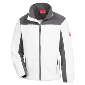 Fleecejacke &quot;MOTION TEX PLUS&quot; L, weiß/grau