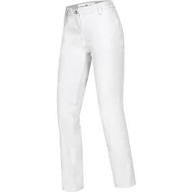 Damen Stretch Chinohose &quot;1734-686&quot; Med & Care 34, Weiß
