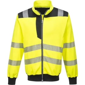 Warnschutz Sweatjacke &quot;PW370&quot; PW3 gelb/schwarz, L