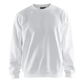 Pullover "3340" Rundhals L, Weiß