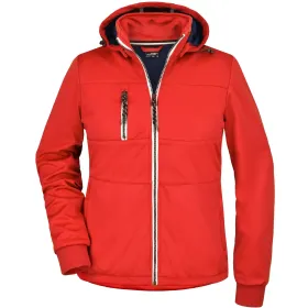 Damen Maritime Jacke &quot;JN1077&quot; M, red/navy/white