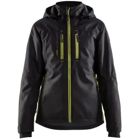 Damen Funktionsjacke &quot;4972&quot; schwarz/gelb, 3XL