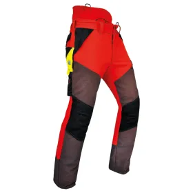 Schnittschutzhose GLADIATOR-EXTREM Kl.1 rot L
