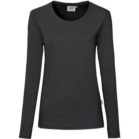 Damen Longsleeve-Shirt &quot;Performance&quot; 179 L, karbongrau