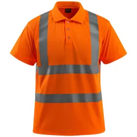 Warnschutz Polo-Shirt "BOWEN" Safe Light fluororange, M