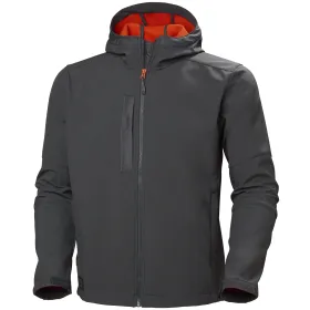 Softshelljacke mit Kapuze &quot;KENSINGTON&quot; L, dunkelgrau