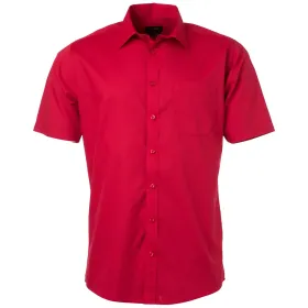 Kurzarm Hemd "JN680" XL, red