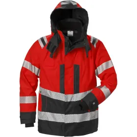 Warnschutz Regenjacke &quot;4515 GTT&quot; rot/schwarz, M