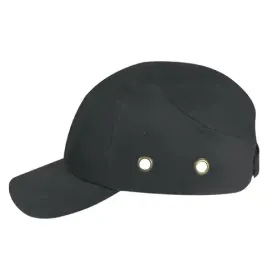 Base-Cap mit Anstoßkappe &quot;RUNNER&quot; EN 812 schwarz