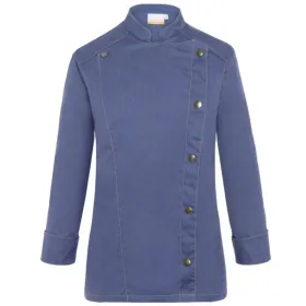 Damen Kochjacke Jeans "JF 20" 36, vintage blau