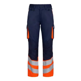Warnschutz Bundhose &quot;2547-319&quot; Safety leicht Kl. 1 52, marine/orange