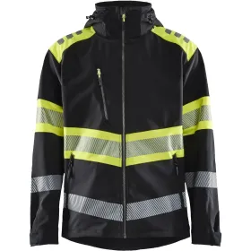 Warnschutz Softshelljacke &quot;4494&quot; schwarz/gelb, L