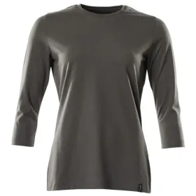 Damen 3/4 Arm-Shirt &quot;20191&quot; Crossover dunkelanthrazit, S