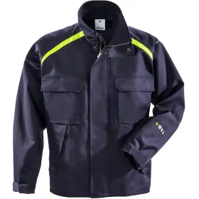 Schweißer Bundjacke &quot;4031 FLAM&quot; Flame marine/gelb XL