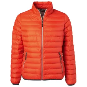 Damen Daunenjacke &quot;JN1139&quot; M, burnt-orange/silver