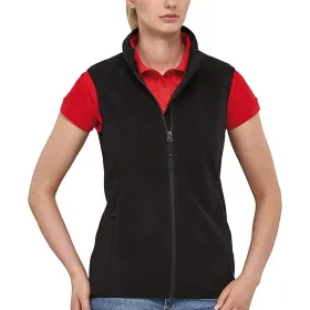 Damen Fleeceweste &quot;SOFT VEST&quot; L, schwarz