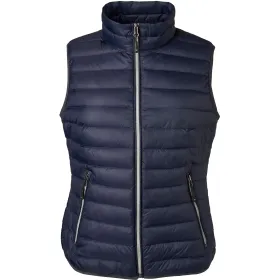 Damen Daunenweste &quot;JN1137&quot; XL, navy/silver
