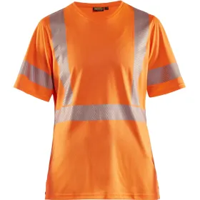 Damen Warnschutz T-Shirt mit UV-Schutz &quot;3336&quot; 3XL, Orange