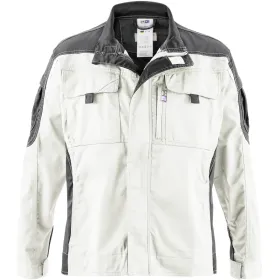 Blousonjacke &quot;BESTWORK NEW&quot; weiß/grau, M