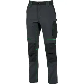 Stretch-Bundhose &quot;ATOM&quot; Performance  asphalt grey/green, L