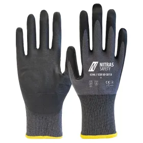 Nitril Schnittschutzhandschuhe &quot;ESD 3D CUT D&quot; 6 (XS)