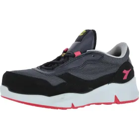 Damen Sicherheitshalbschuhe S1PL &quot;ATHENA LOW&quot; Eisengrau/Himbeerrot 37