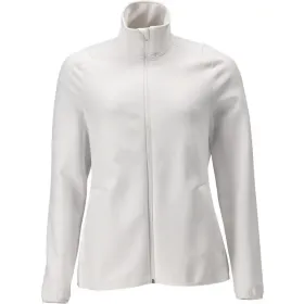 Damen Fleece-Zip-Sweatshirt &quot;22553-608&quot; M, Weiß