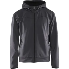 Kapuzen-Sweatjacke &quot;3363&quot; XXL, mittelgrau/schwarz