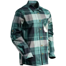 Flanellhemd &quot;22904-446&quot; Customized XL, waldgrün-kariert