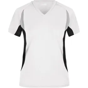 Damen Funktions-Laufshirt &quot;JN390&quot; white/black, M