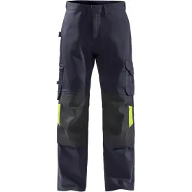 Schweißer Bundhose Kl. 2 "2656 WEL" marine/gelb C64