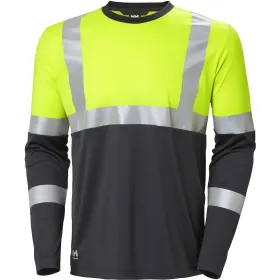 Warnschutz Langarmshirt &quot;ADDVIS&quot; UV-Schutz XL, gelb/schwarz