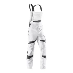 Latzhose "ACTIVIQ" weiß/anthrazit, 28