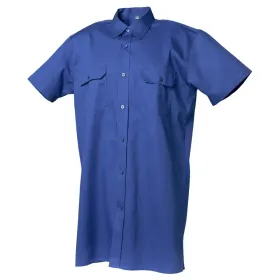 Arbeitshemd "KÖPER" kurzarm mittelblau, 37/38