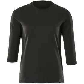 Damen 3/4 Arm-Shirt &quot;20191&quot; Crossover XXL, vollschwarz