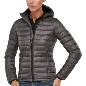 Damen Daunenjacke &quot;PREDATOR&quot; grau/schwarz, S
