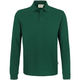 Longsleeve-Poloshirt "PERFORMANCE" 815 L, tanne