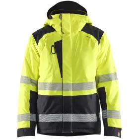 Warnschutz Winterjacke Kl. 3 &quot;4455&quot; L, gelb/schwarz