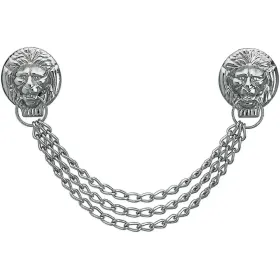 Löwenkopf-Hammerkette &quot;SAMUEL&quot; silber 