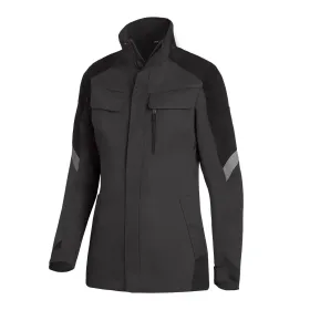 Damen Arbeitsjacke &quot;ANDREA&quot; anthrazit/schwarz, L