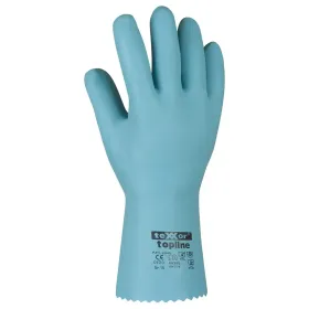 Latex-Chemikalienschutz-Handschuhe &quot;S-BLUE&quot;  9 (L)