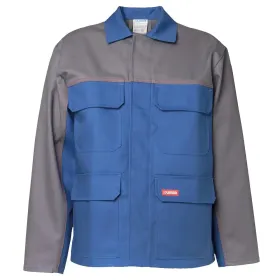 Multinorm Bundjacke 1-lagig &quot;MAJOR PROTECT&quot; kornblau/grau 50