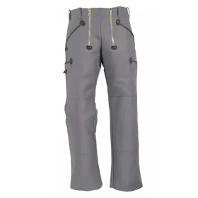 Zunfthose Zwirn-Doppel-Pilot Doppelknie &quot;ENNO&quot; 48, grau