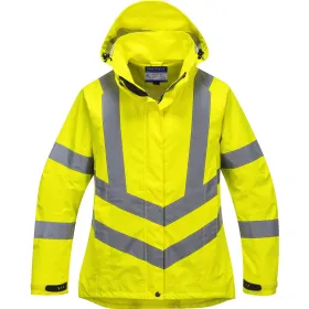 Damen Warnschutz-Regenjacke &quot;LW70&quot; L, gelb