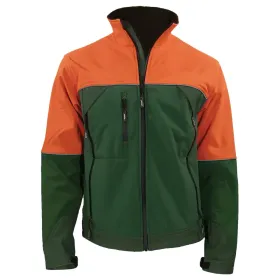 Forstschutz Softshelljacke &quot;SANDDORN&quot; grün/orange XL