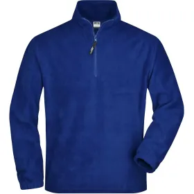 Half-Zip Fleece-Pullover"JN043" royal, L