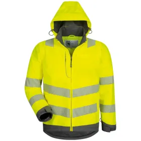 Warnschutz Winterjacke 2-in-1  M, gelb/grau